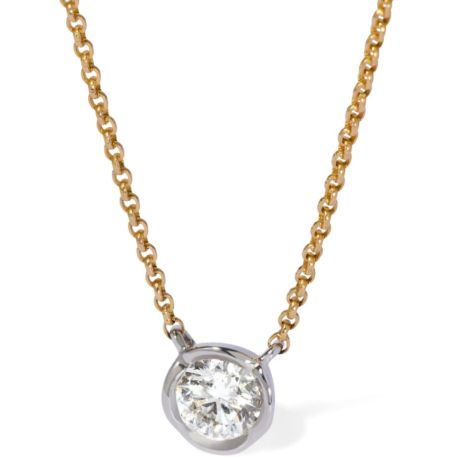 Gold and Diamond Whoopsie Daisy Necklace
