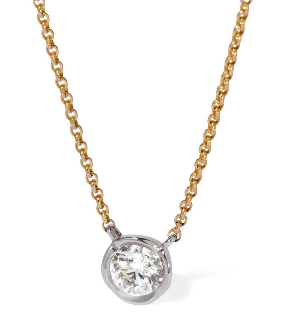 Gold and Diamond Whoopsie Daisy Necklace
