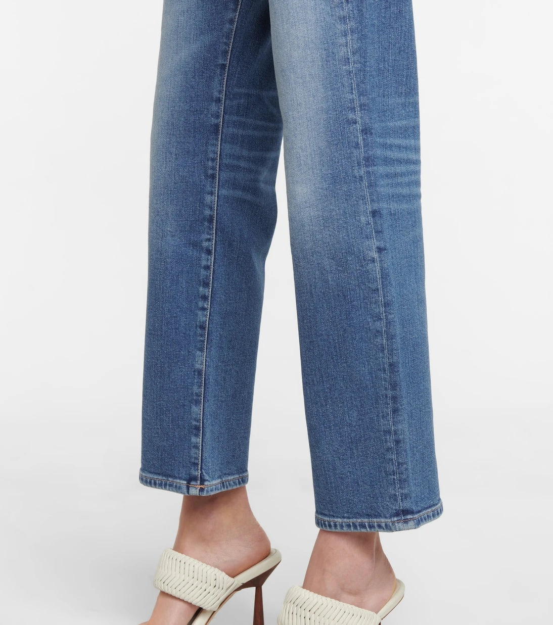 AG Jeans - Boyfriend Wide high-rise straight jeans
