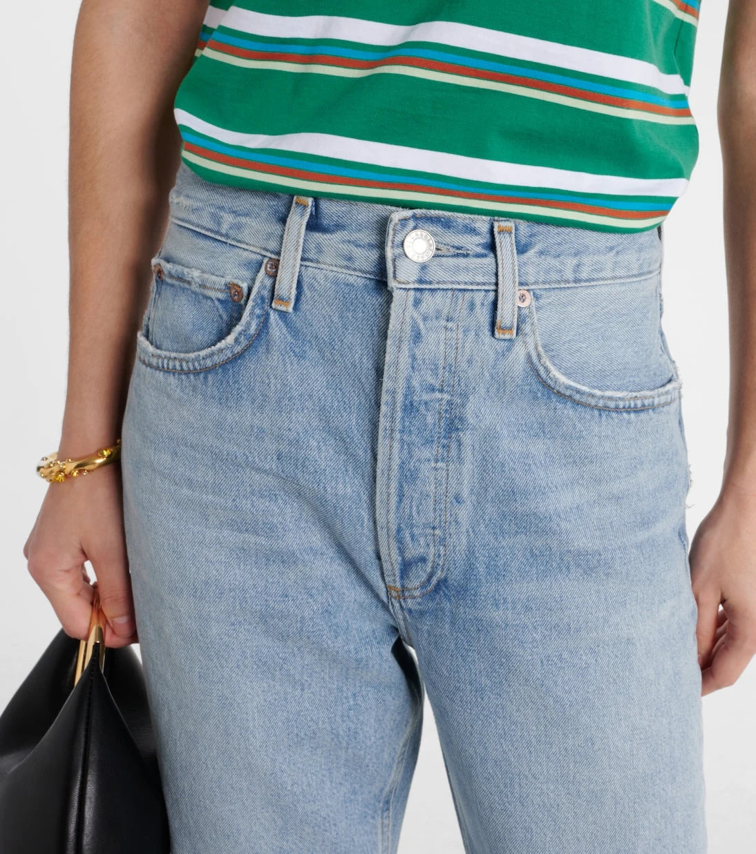 Agolde - 90's Crop mid-rise straight jeans