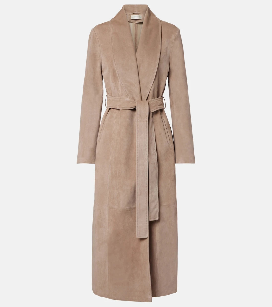 Nour Hammour - Gallery suede coat