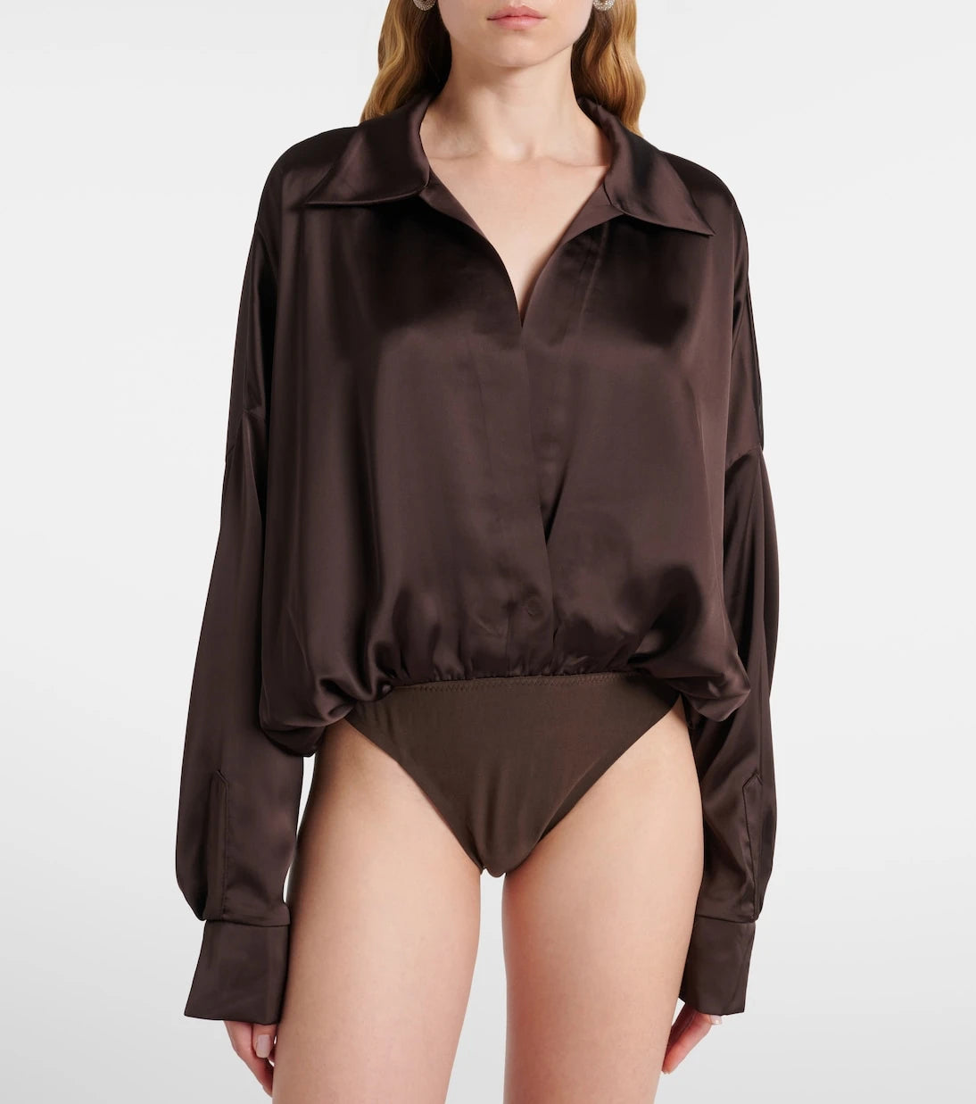 Norma Kamali - Satin bodysuit