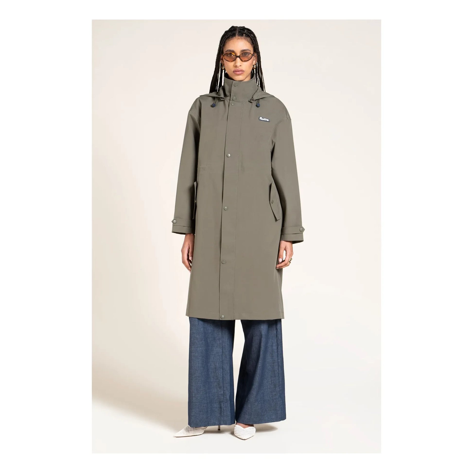 Flotte - Solférino waterproof jacket | Khaki