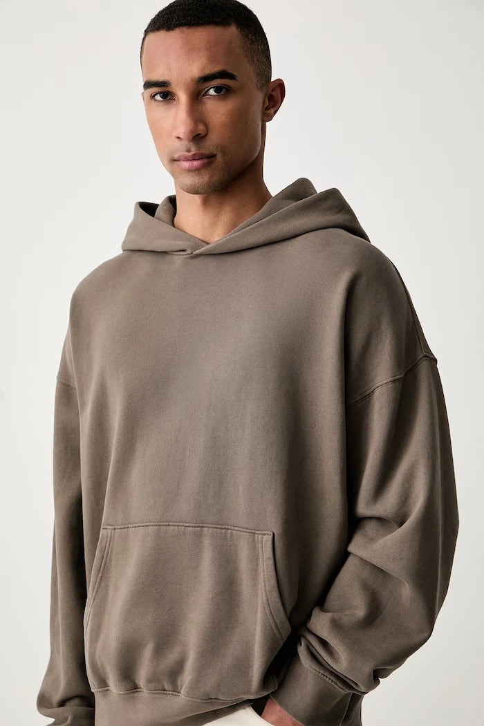 Levi's kapüşonlu erkek pamuklu sweatshirt SOFT CROPPED
