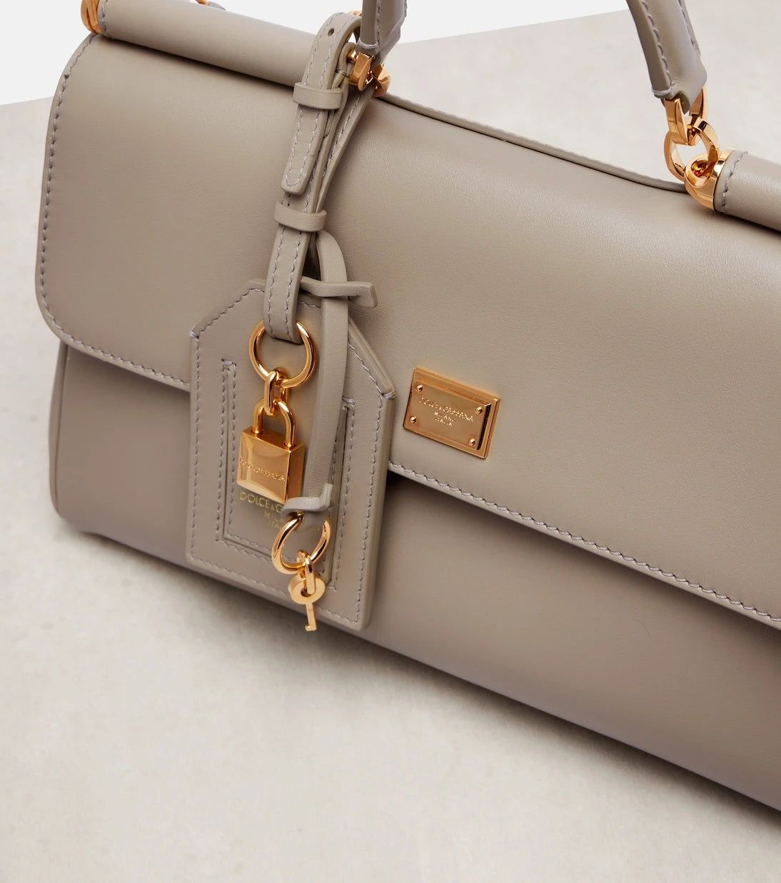 Dolce&Gabbana - Sicily Small leather tote bag