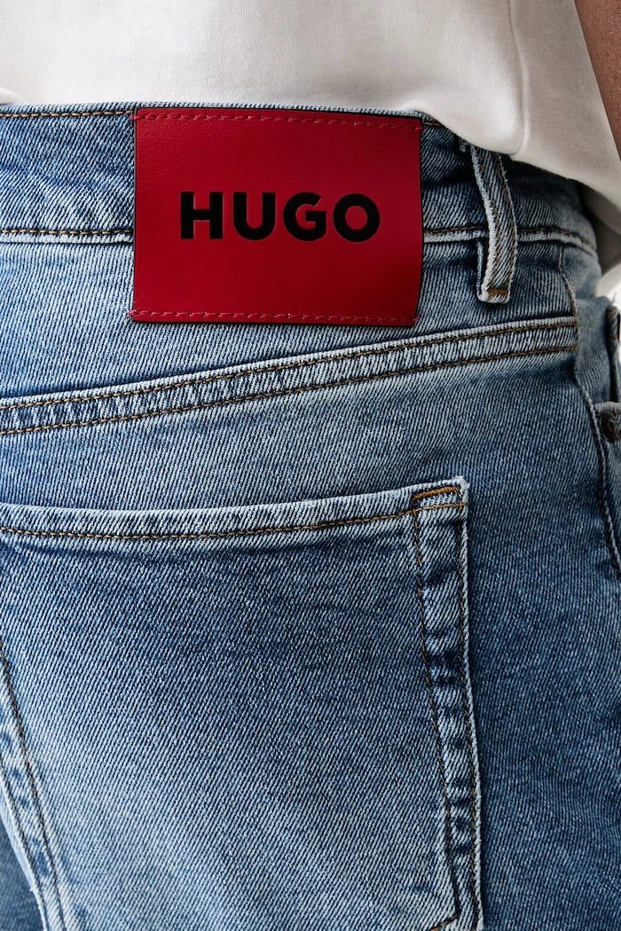 HUGO erkek denim şort HUGO 634/S
