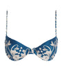 Agua By Agua Bendita Blue Underwired Magdelena Bikini Top