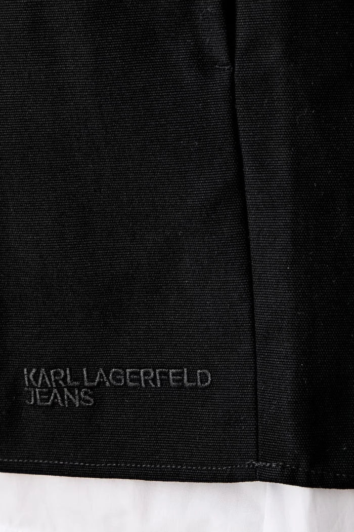 Karl Lagerfeld Jeans pamuklu kloş etek