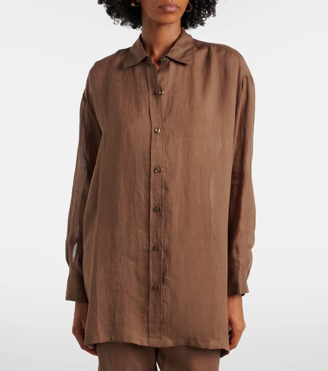 Leset - Niko oversized ramie shirt