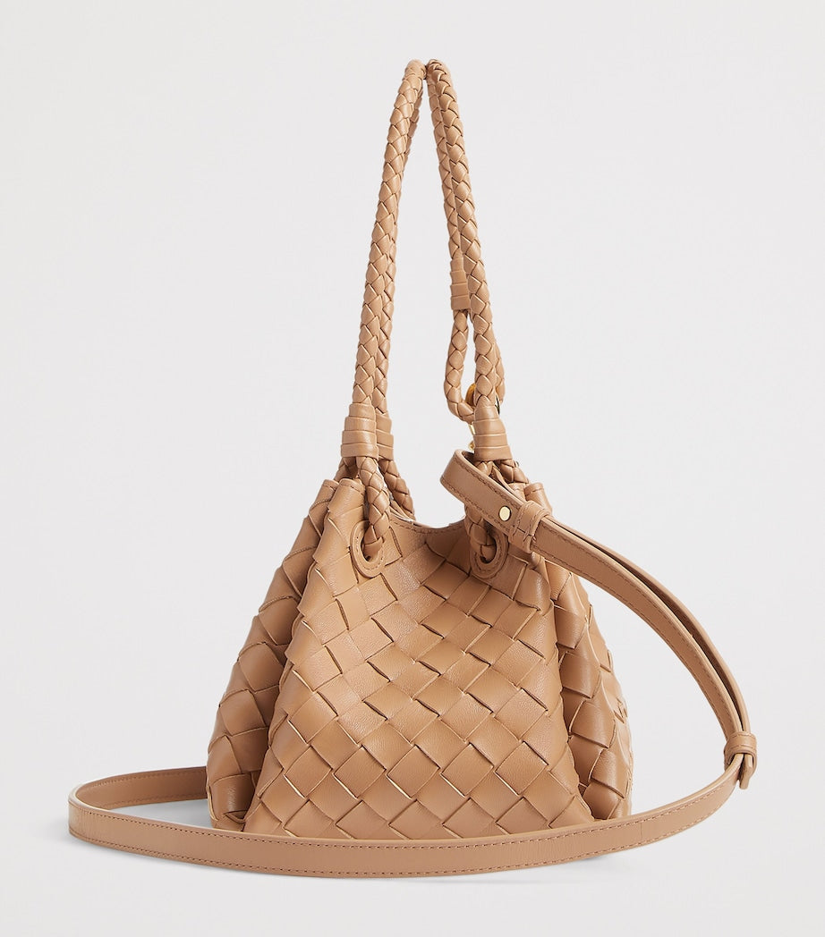 Bottega Veneta Small Leather Parachute Shoulder Bag
