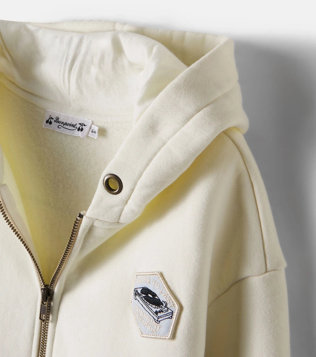 Bonpoint - Elroy cotton jersey zip-up hoodie