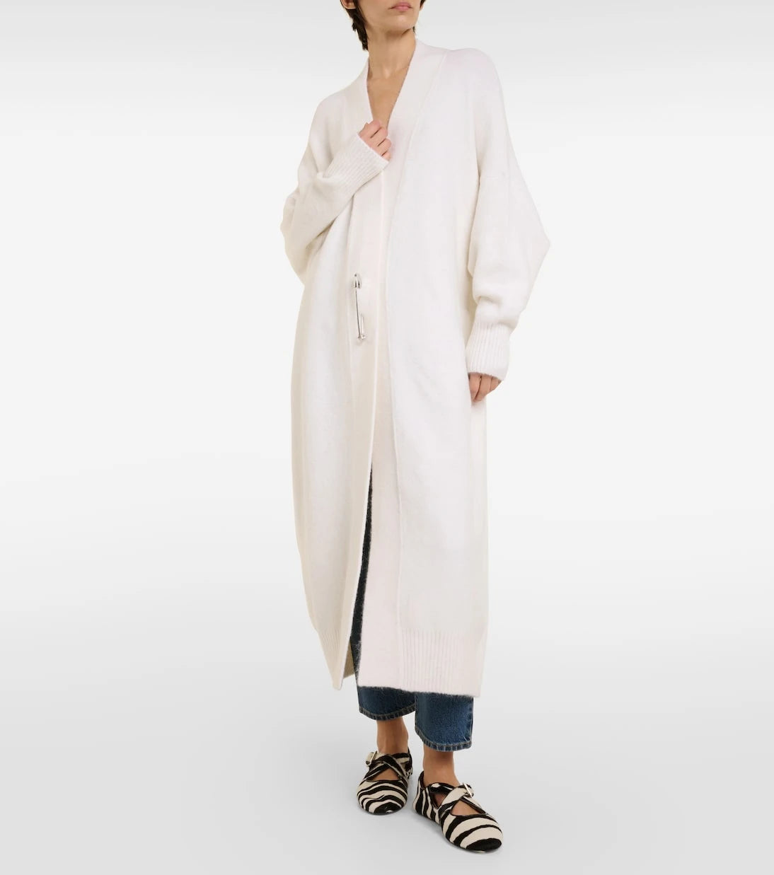 Alaïa - Alpaca-blend sweater dress