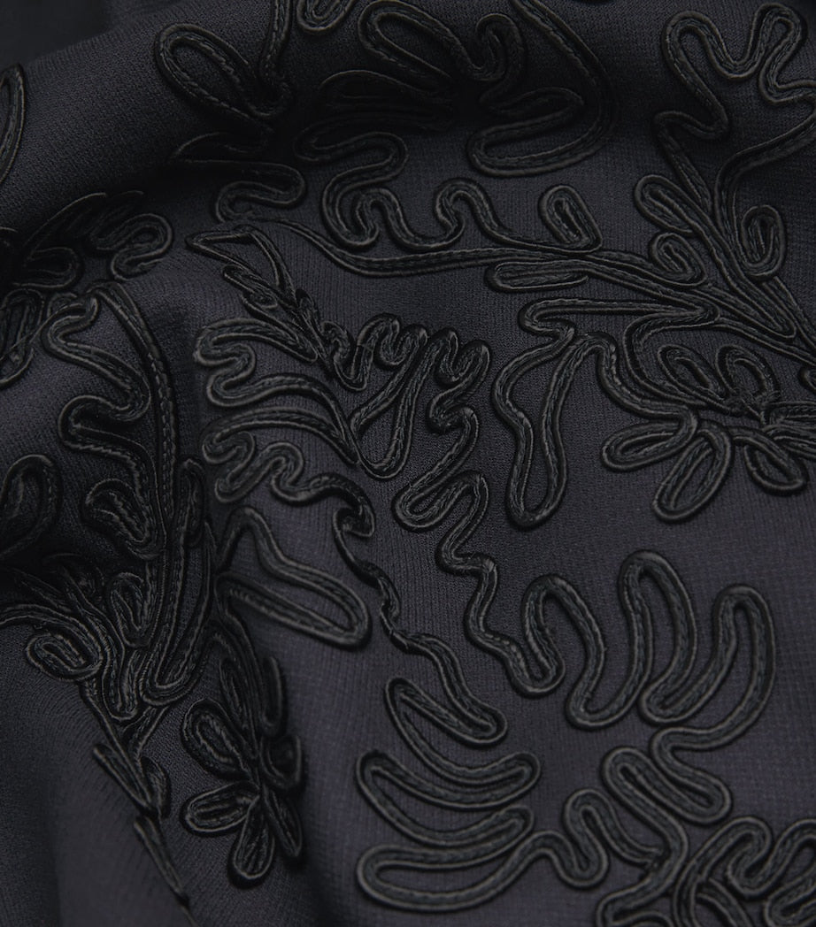 Embroidered Latrell Jacket NAVY