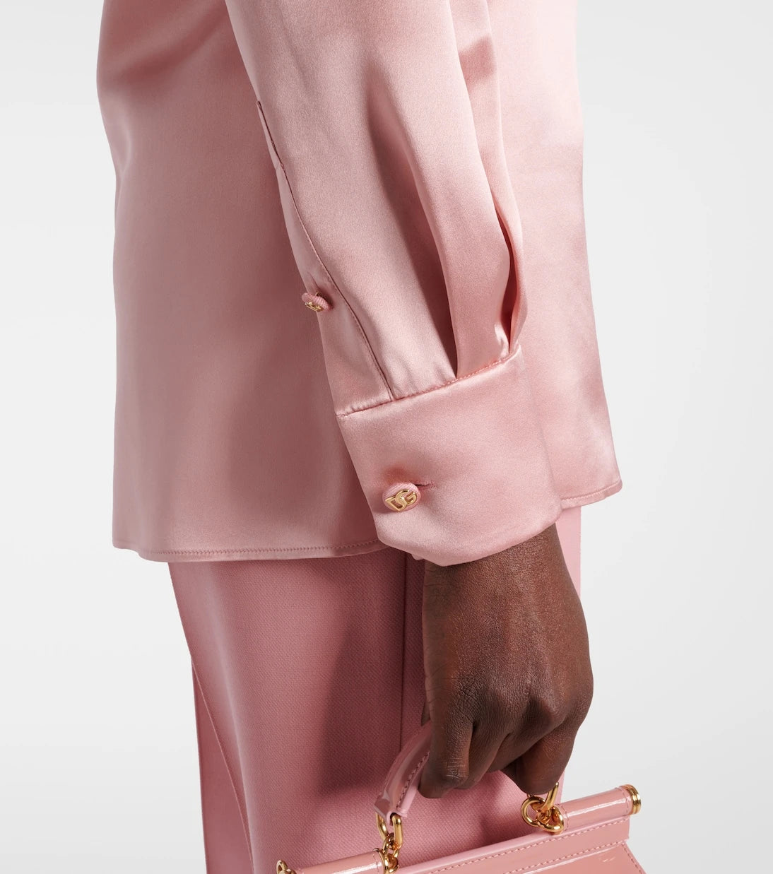 Dolce&Gabbana - Draped silk satin blouse