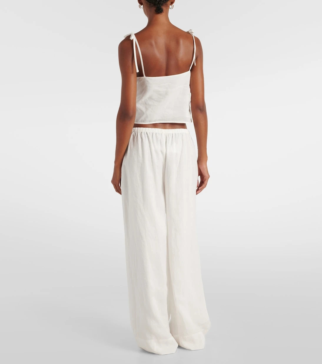 SIR - Rosalia mid-rise ramie wide-leg pants