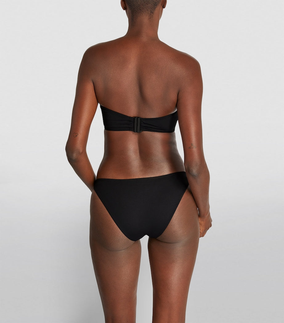Black Show Bandeau Bikini Top