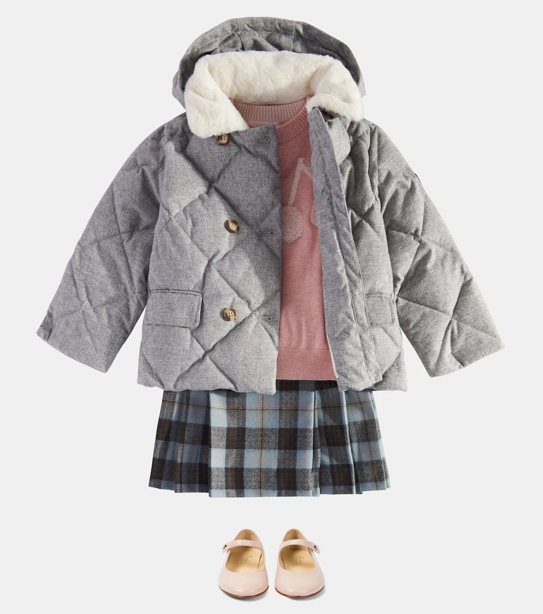 Bonpoint - Talissa checked wool skirt