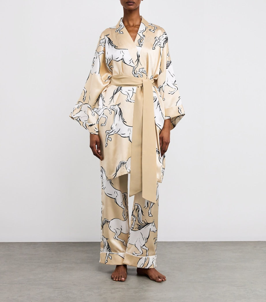Gold Silk Mimi Clementine Robe