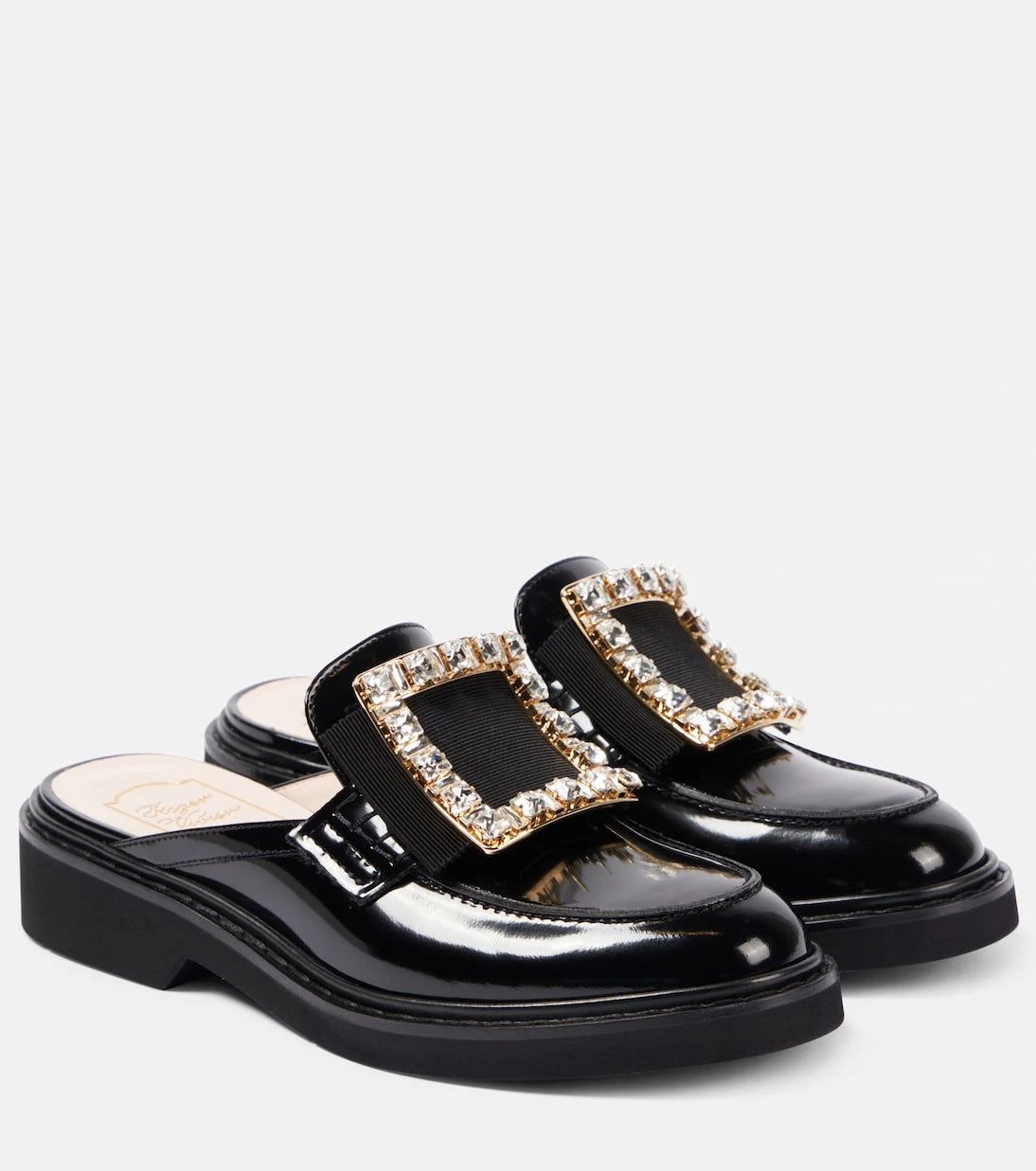 Roger Vivier - حذاء "فيف رينجرز" mules من الجلد المزين