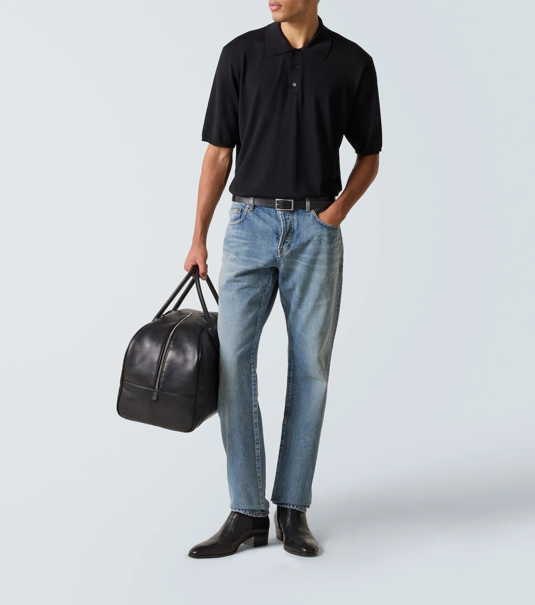 Saint Laurent - Wool polo shirt