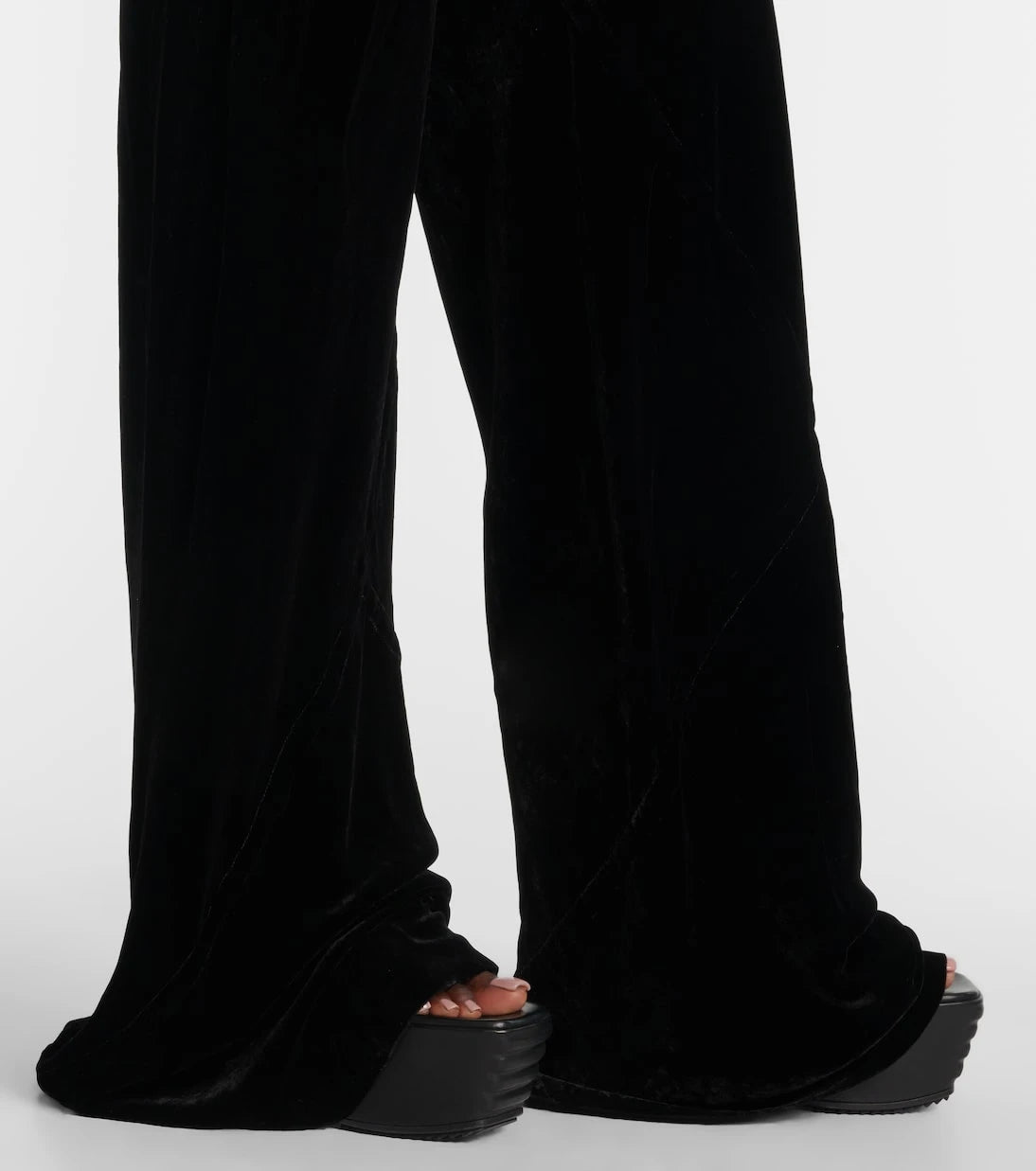 Rick Owens - Bias cady crêpe wide-leg pants