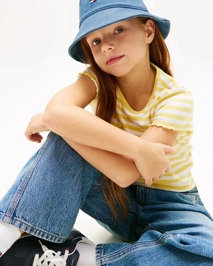 Tommy Hilfiger çocuk denim şapka