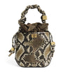 GANNI Multi Mini Snakeskin Bou Bucket Bag