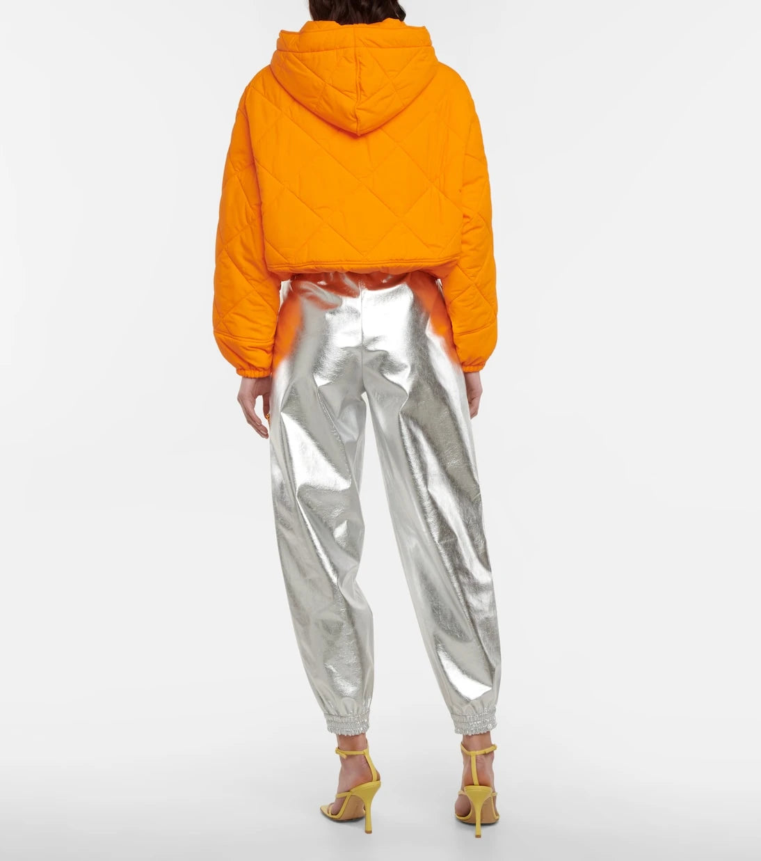 Stella McCartney - Quilted technical hooded jacket