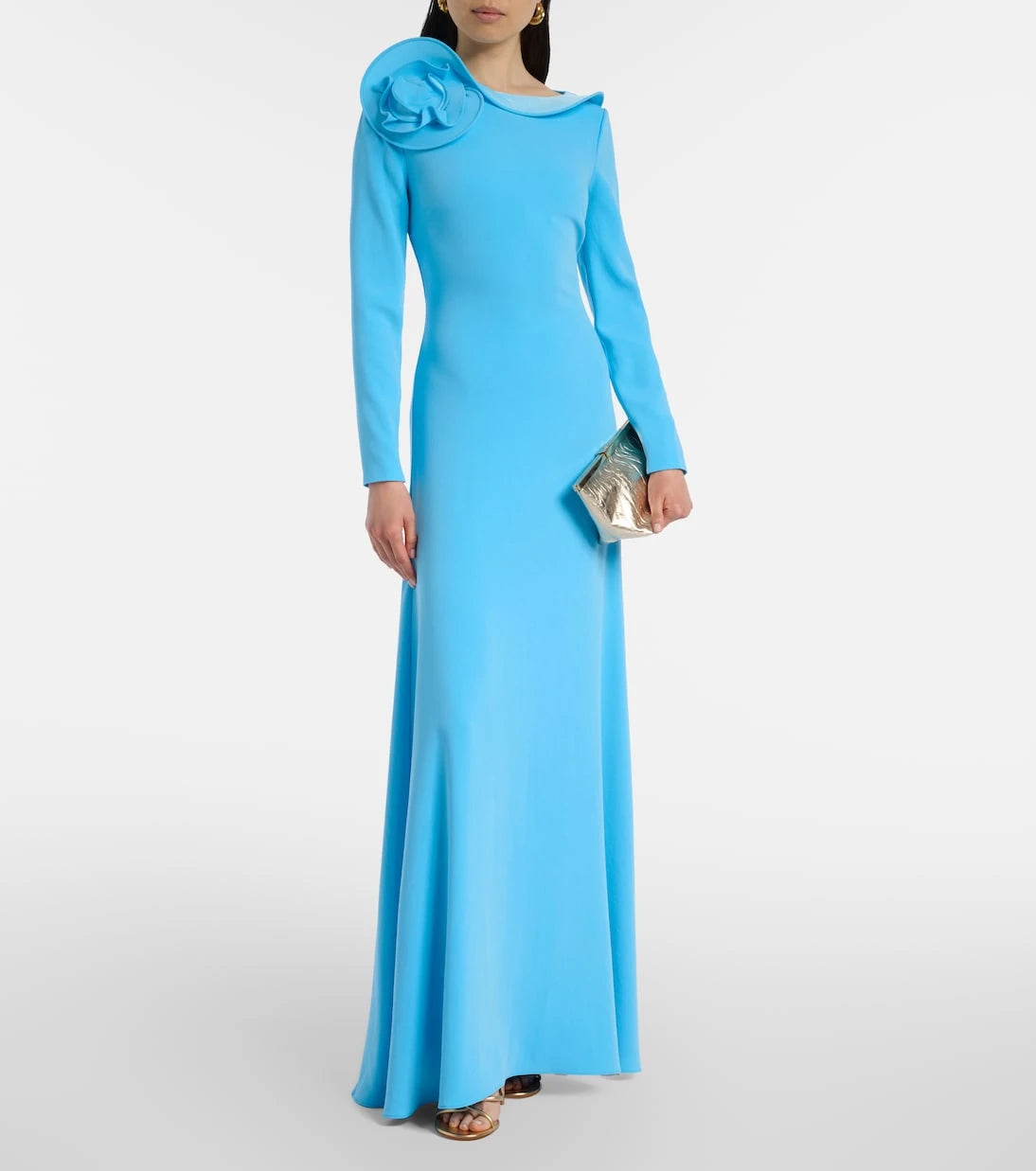 Roland Mouret - Floral-appliqué gown