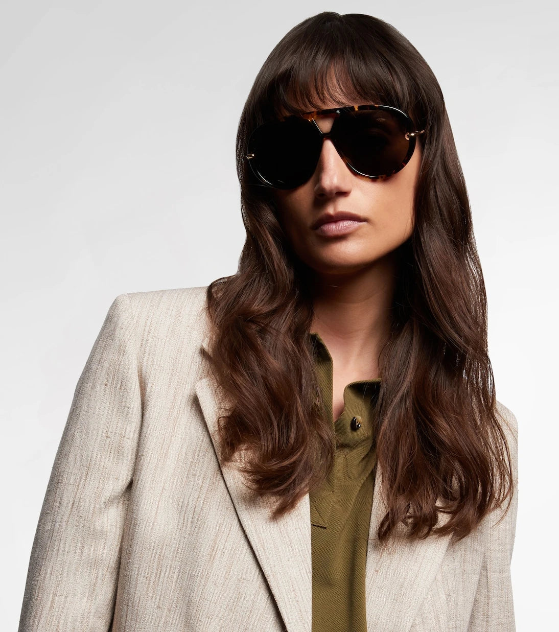 Bottega Veneta - نظارات أفياتور دروب الشمسية