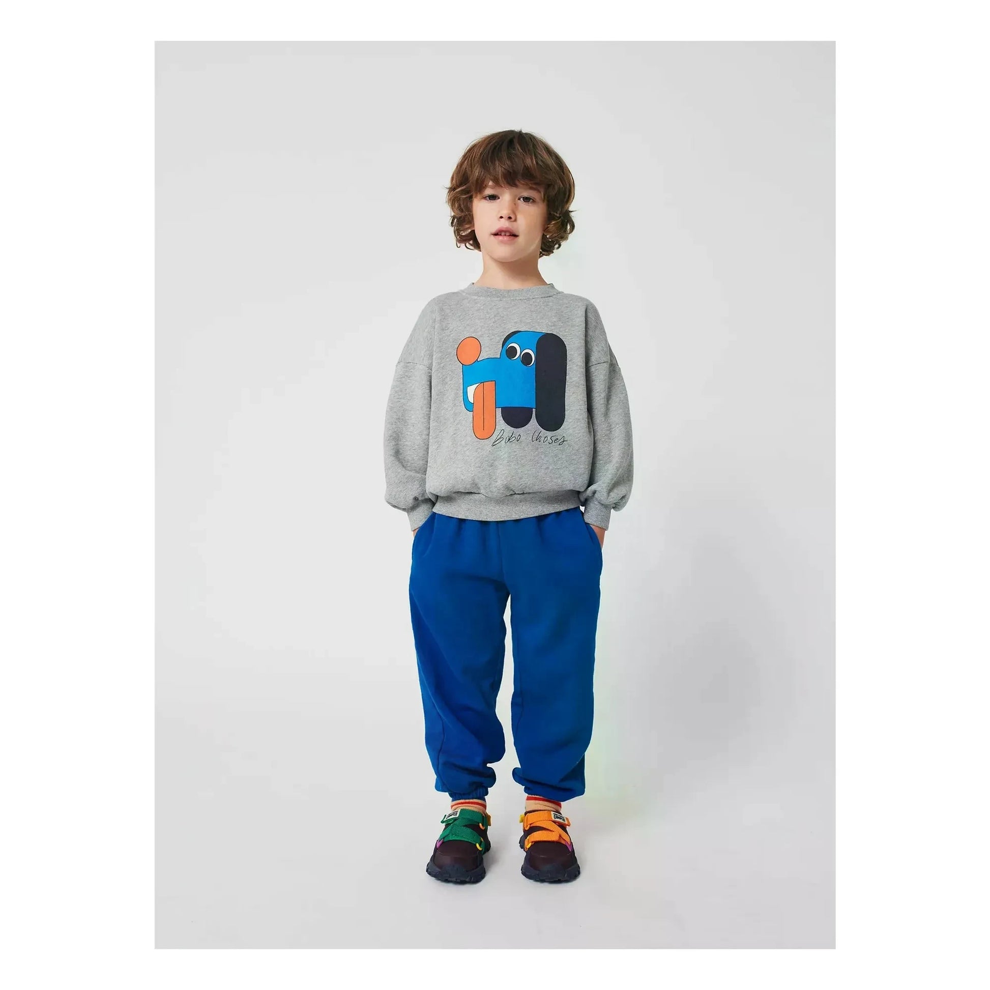 Bobo Choses - Sweat Dog Organic Cotton | Heather grey