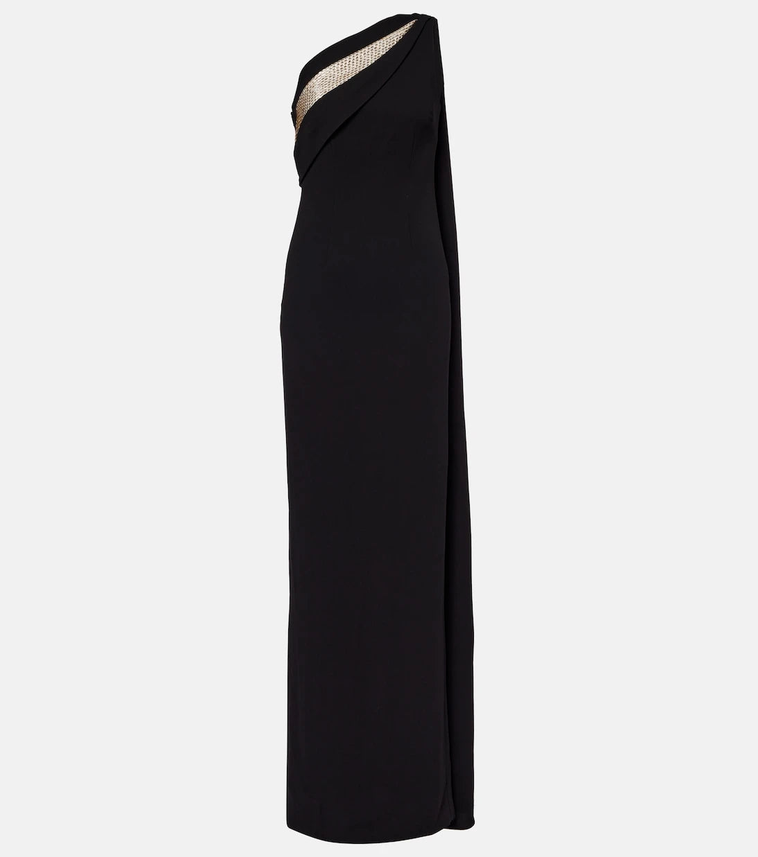 Roland Mouret - Embellished one-shoulder cady gown
