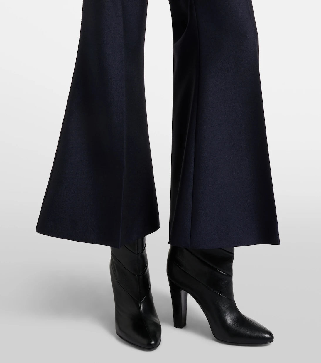 Valentino - Wool and mohair flared pants