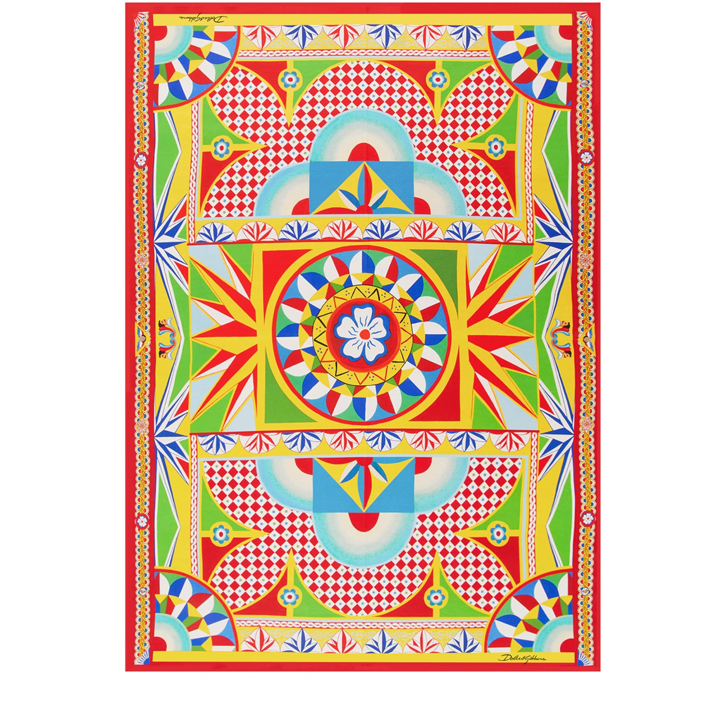 Dolce & Gabbana Casa Silk-Wool Carretto Throw (140cm x 180cm)