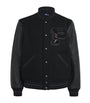 Polo Ralph Lauren Wool-Blend Leather-Sleeve Varsity Jacket