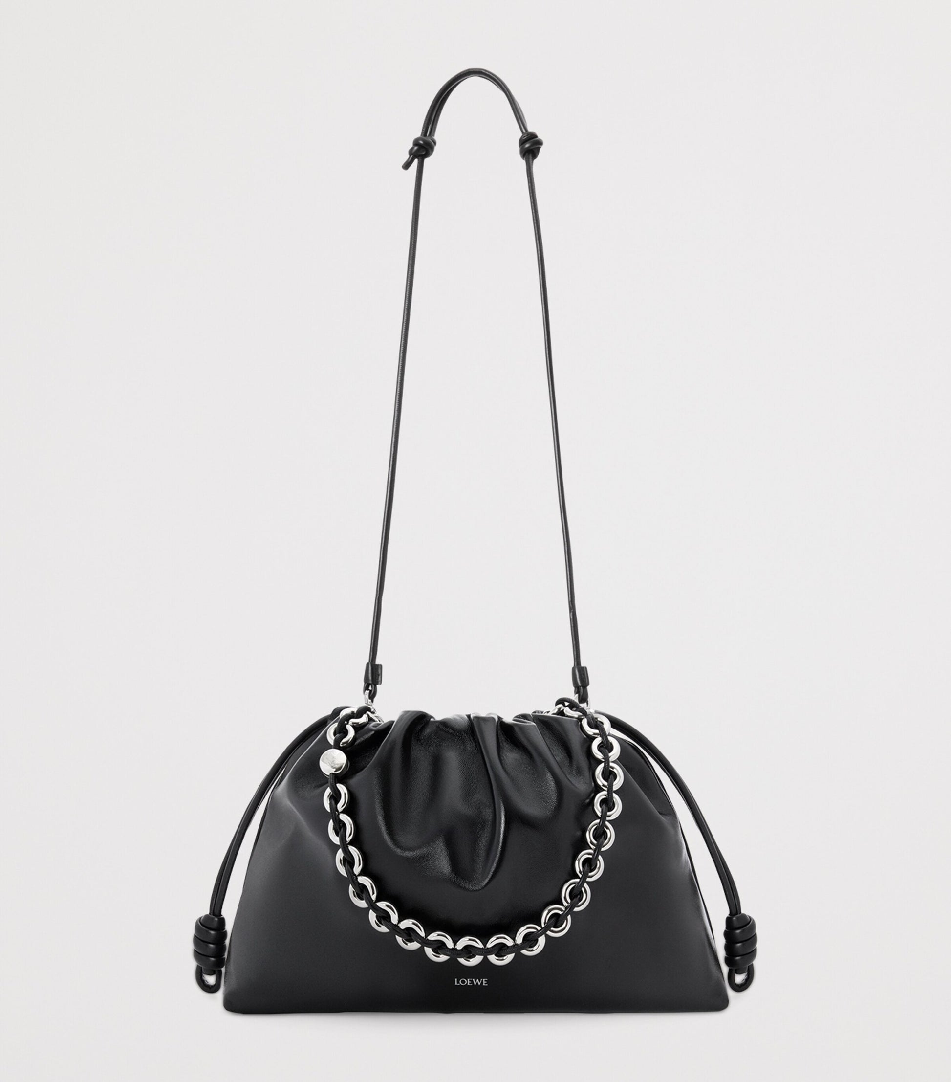 Large Leather Flamenco Purse Shoulder Bag