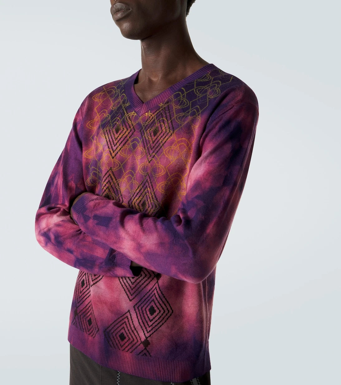 Kiko Kostadinov - Hatha tie-dye wool sweater