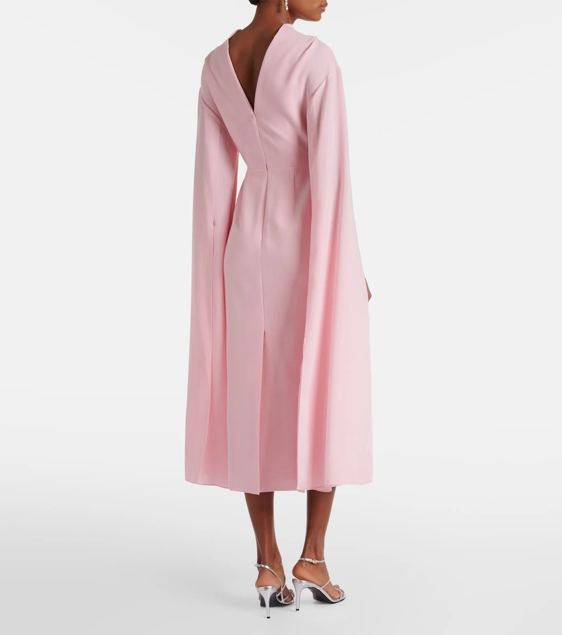 Roksanda - Nour draped crêpe midi dress