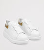McQueen Ivory Leather Oversized Sneakers