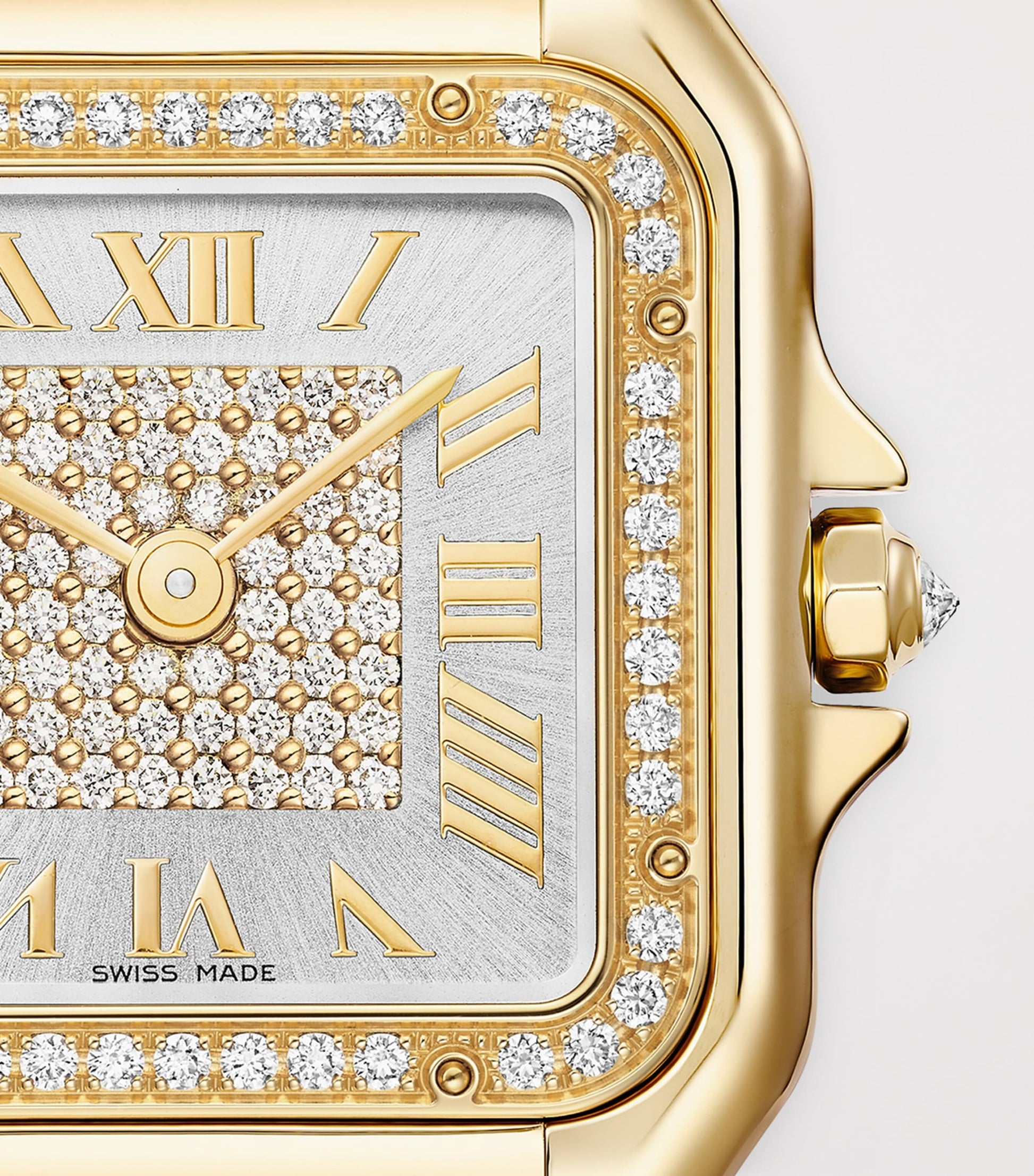 Medium Yellow Gold and Diamond Panthère de Cartier Watch 27mm