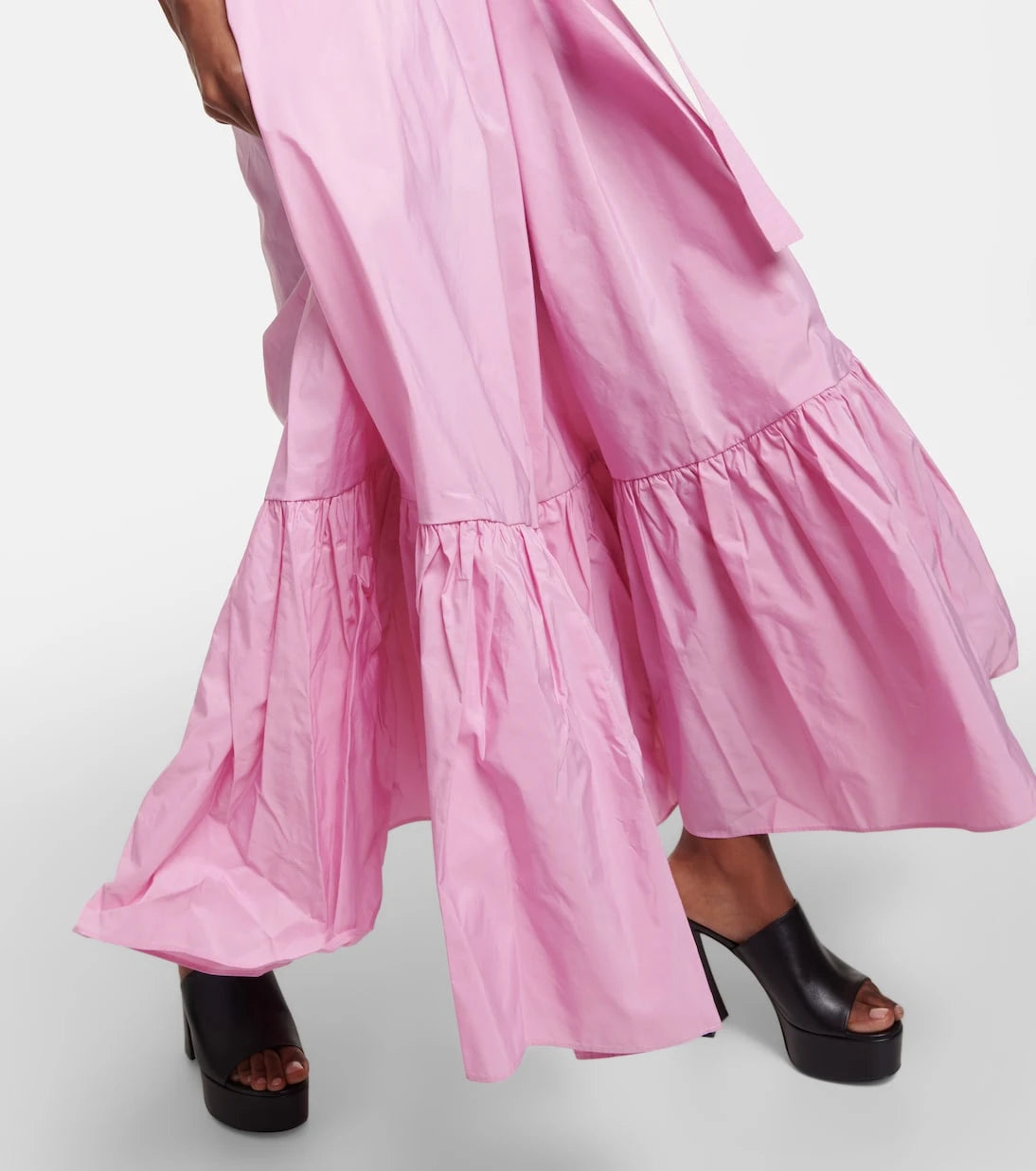 Patou - Off-shoulder faille maxi dress