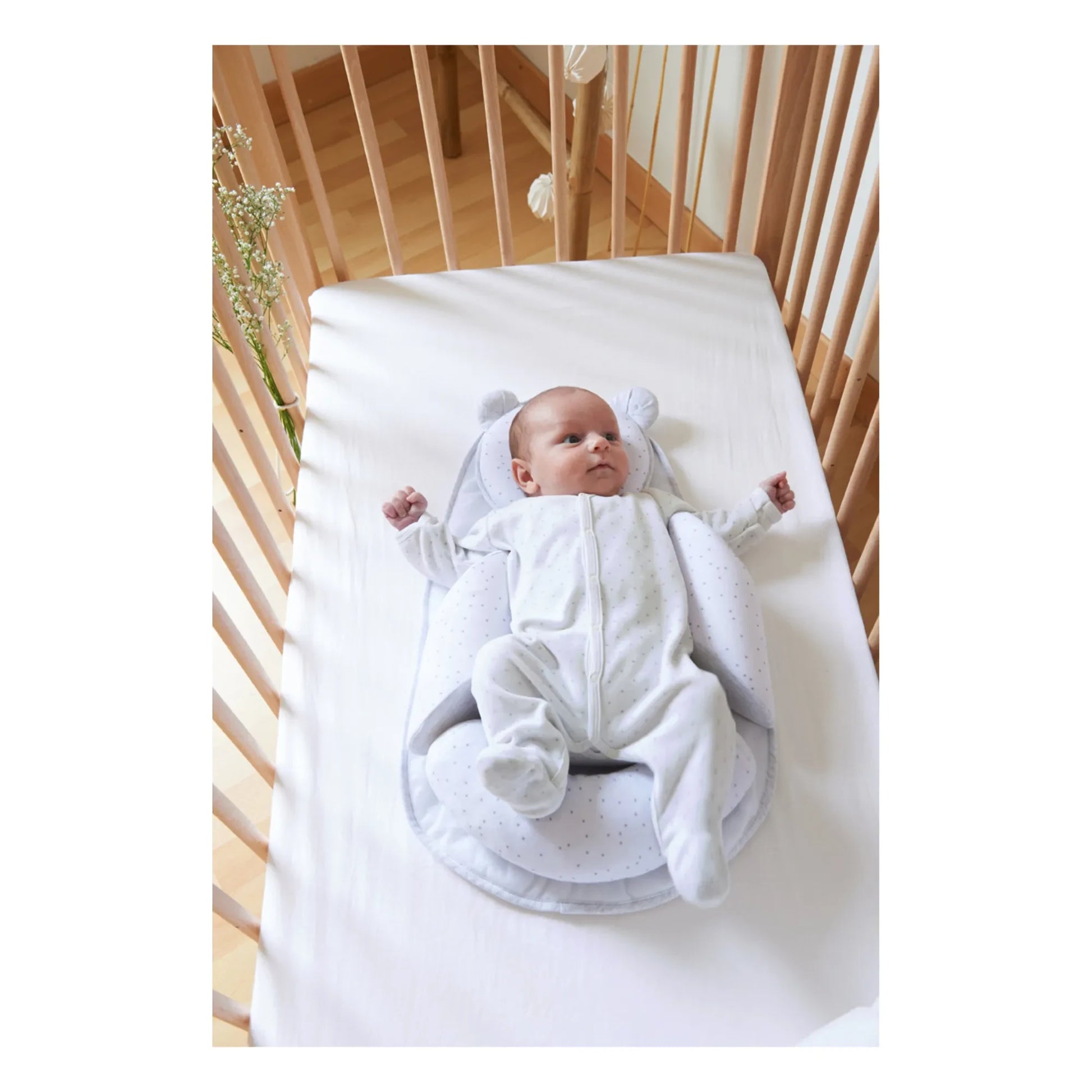 Candide - Panda Pad Premium Baby Wedge | White