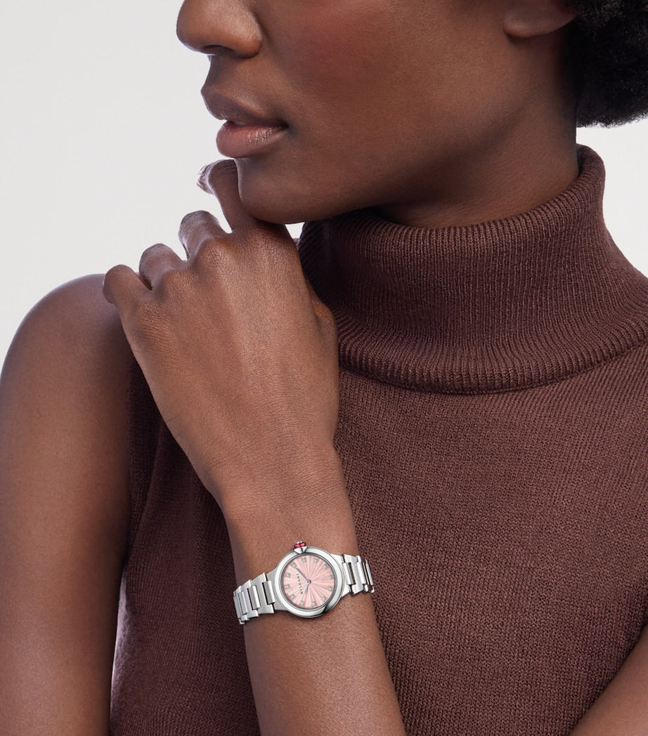 Stainless Steel Lvcea Watch 28mm