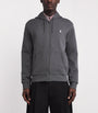 Polo Ralph Lauren Grey Cotton-Blend Zip-Up Hoodie