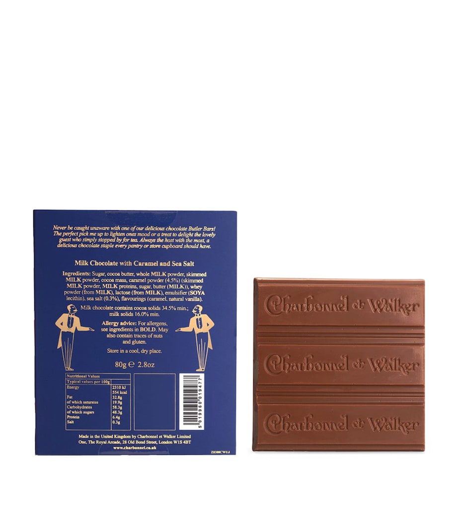 Union Jack Sea Salt Milk Chocolate Butler Bar (80g)