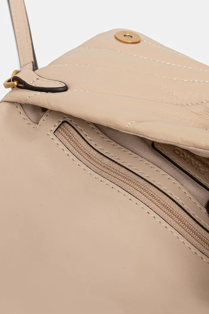 Pinko чанта crossbody дамска от кожа
