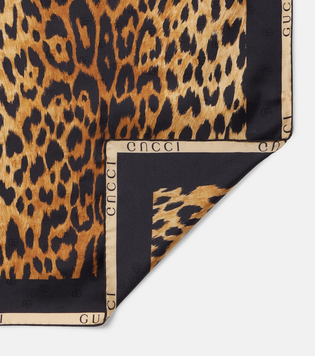 Gucci - Leopard-print silk twill scarf