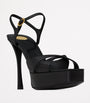 Saint Laurent Black Debbie Platform Sandals 85
