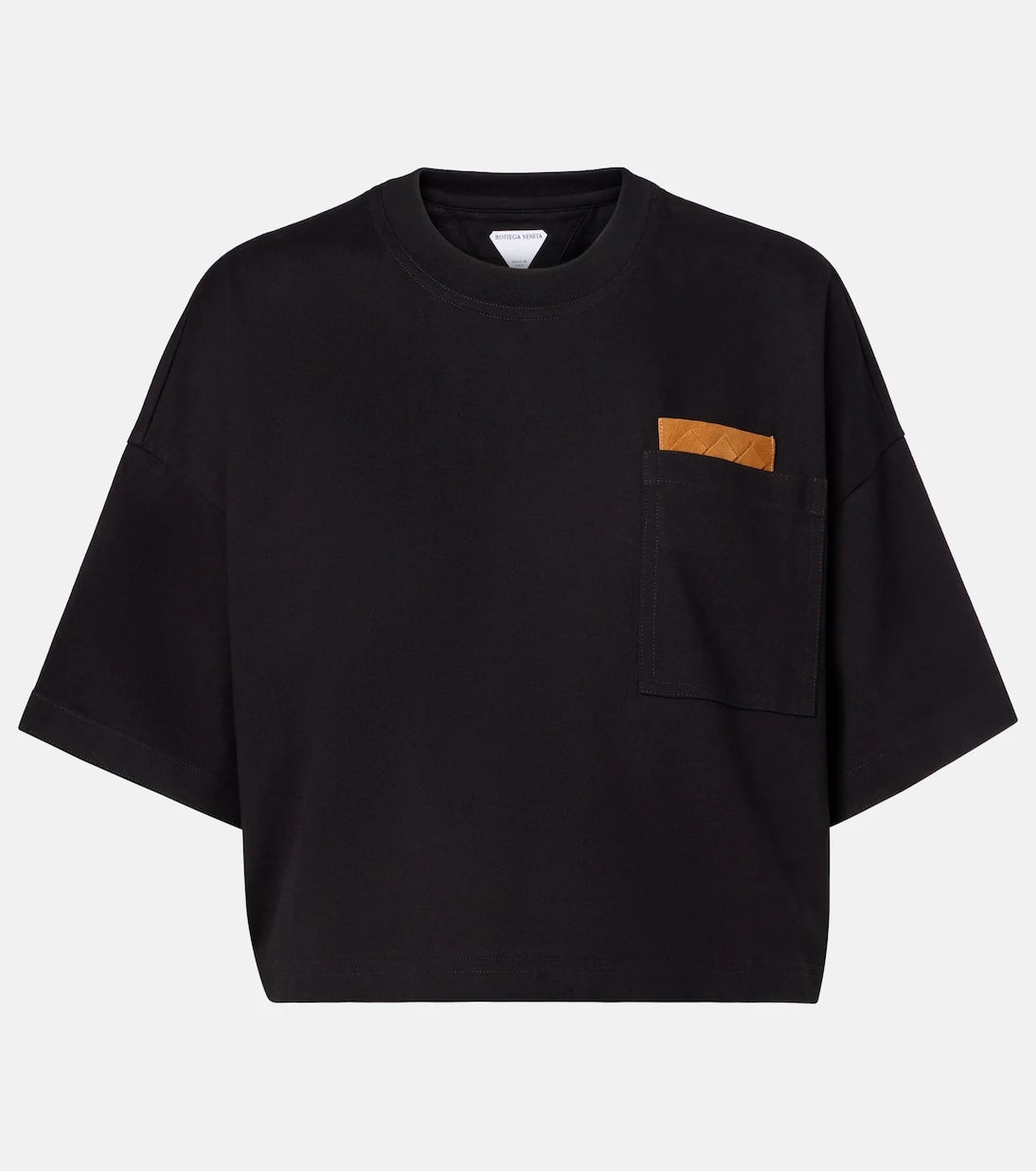 Bottega Veneta - Cropped cotton jersey T-shirt