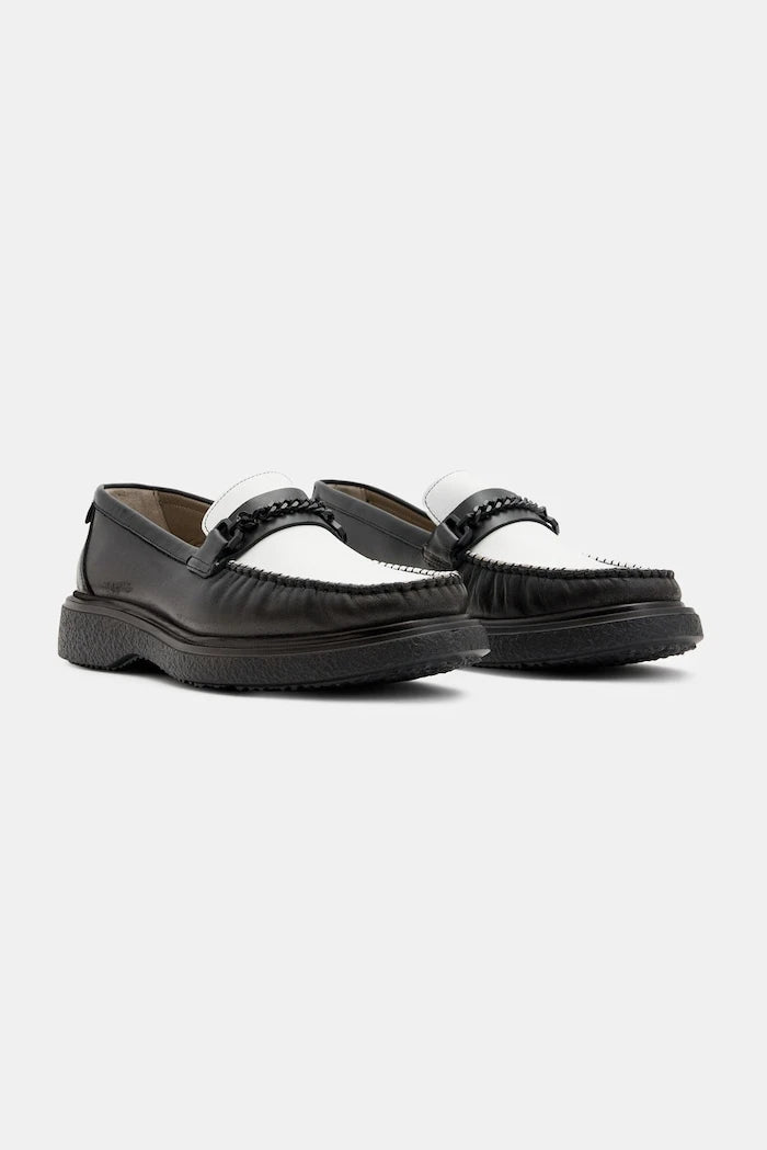 AllSaints Gibbs Chain Loafer Deri Mokasen